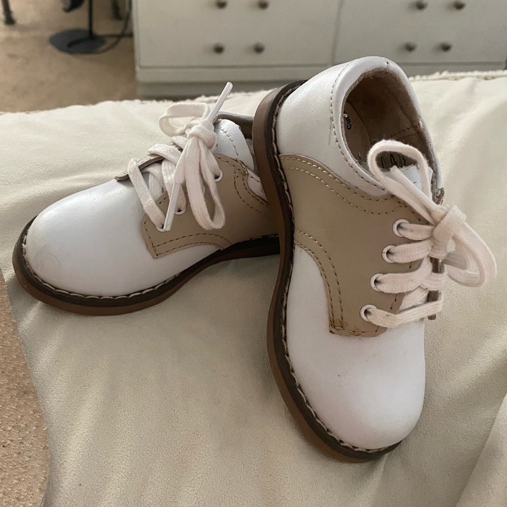 Boys (Walker)Footmates Cheer 3 White/Ecru